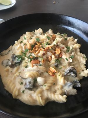 Vegan Mushroom Alfredo Pasta at Duo - Four Seasons Resort in Wailea