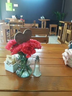 tables n chairs at Tury's in Tijuana