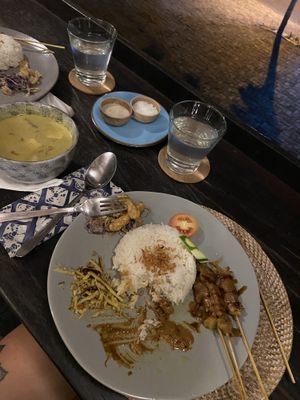 Forgot to take photo before we started eating  at Yoga Searcher in Pecatu