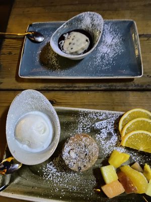 Vegan deserts at Hans im Glück in Heidelberg