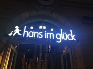 Hans im glück at Hans im Glück in Heidelberg