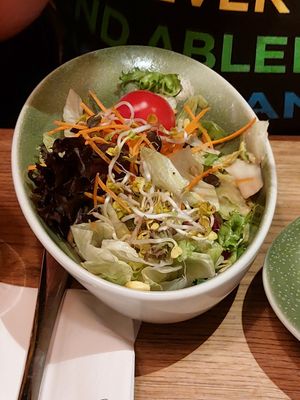 Side salad at Hans im Glück in Heidelberg