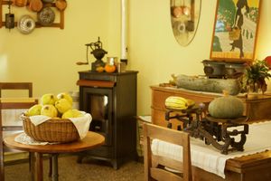 The furnishings at A Fior di Gusto Bistrot in Lugano