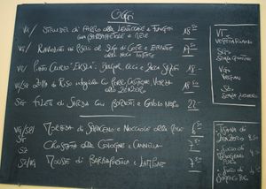 The Daily Offer at A Fior di Gusto Bistrot in Lugano