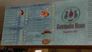 Menu at Govinda Ram in Mexico City