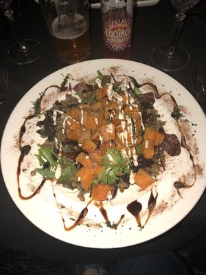 Salad at Lolo's Vegan Restaurant & Bar in Ramsbottom