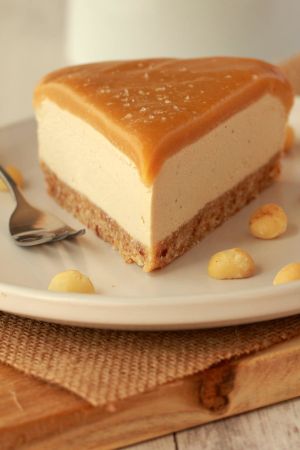 Vegan Cheese Cake at Puccini Lala in Varkala