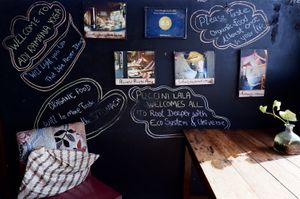 best vegan food at varkala at Puccini Lala in Varkala