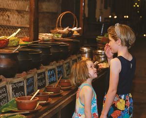 Vegan Dinner BuffetEco Puccini Lala Art Cafe, Varkala at Puccini Lala in Varkala