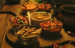 Vegan Dinner  Eco Puccini Lala Art Cafe Varkala at Puccini Lala in Varkala