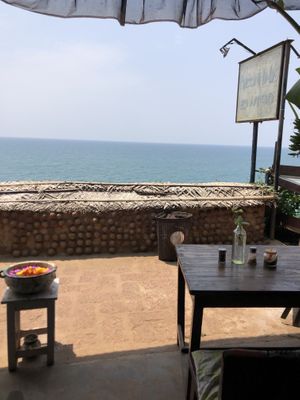view  at Puccini Lala in Varkala