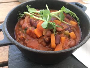 Chilli oak pot of the day  at The Royal Oak in Tetbury