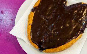 chokolade cake, danish at Dolcos Julia in Mallorca