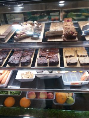 Wide range of vegan cakes at Flannery's in Engadine