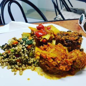 A selection of "everything" vol 1 at El Veganito del Charco in Lanzarote