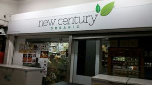 Shop front at New Century Organic in West Singapore