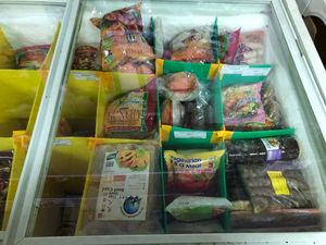 Vegetarian frozen products at New Century Organic in West Singapore
