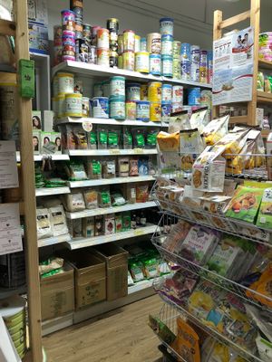 Interior of the shop at New Century Organic in West Singapore