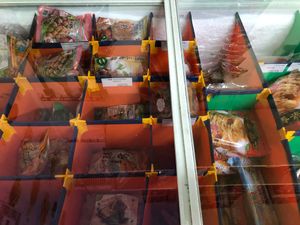 Mock products at New Century Organic in West Singapore