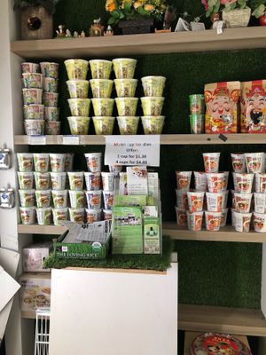 Cup noodles at New Century Organic in West Singapore