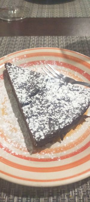 Torta di zucca e cioccolato at Vibrazioni Vegetali in Abbiategrasso