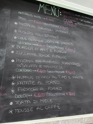 Daily menu on may 2024  at Vibrazioni Vegetali in Abbiategrasso