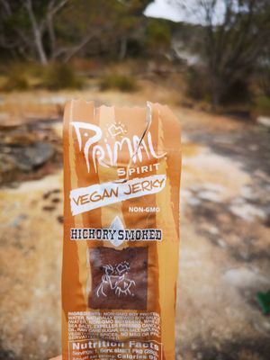 Good hiking snack at La Vida Vegan Grocery in Subiaco