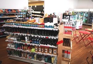 Spacious and very clean at La Vida Vegan Grocery in Subiaco