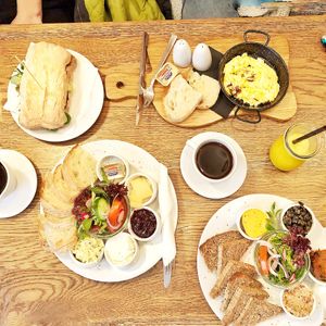 Everything here is unfortunately not vegan.  at Wesola Cafe in Krakow