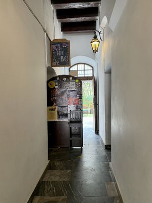 Inside door  at Bonobo in Krakow
