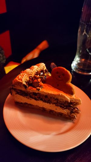 coffee cake - careful as it has sour fruit in it, if it's your thing! at Bonobo in Krakow