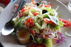 Asylum salad.  at Asylum in Koh Lanta