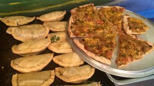 Vegan Empanadas at Amor Infinito in Montanita