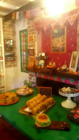 Table of Krishna nectar at La Cocina de Daksha in Tigre