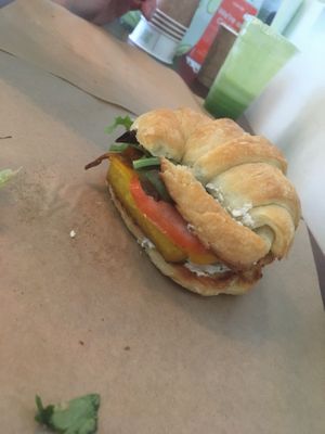 Bacon egg and cheese at Riverdel in Brooklyn