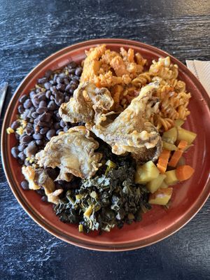   at Baba's Vegan Cafe in Los Angeles