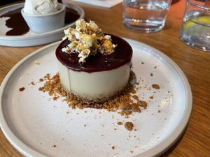 Cheesecake at Mildreds - Camden in North West London