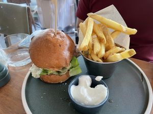 Ranch burger at Mildreds - Camden in North West London