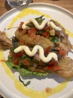 Banana blossom taco at Mildreds - Camden in North West London