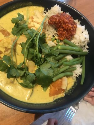 Coconut curry at Mildreds - Camden in North West London