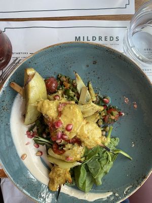 Chic'n kebab at Mildreds - Camden in North West London