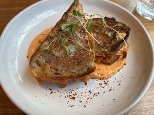 KIMCHEEZE TOASTIE   at Mildreds - Camden in North West London