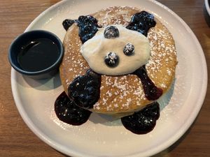WILD BLUEBERRY HOTCAKES  at Mildreds - Camden in North West London