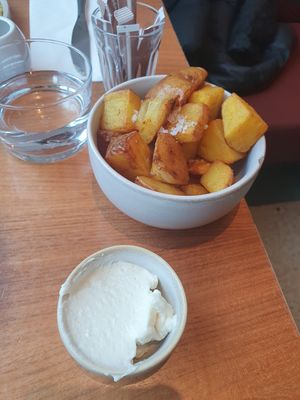 Home fries at Mildreds - Camden in North West London