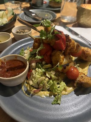 chick’n kabob   at Mildreds - Camden in North West London