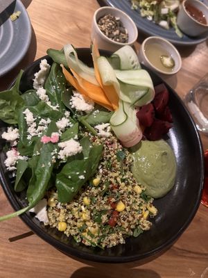 quinoa bowl  at Mildreds - Camden in North West London
