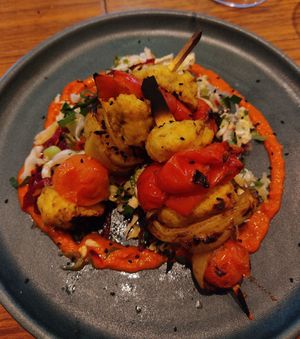 'Chicken' Kebabs at Mildreds - Camden in North West London