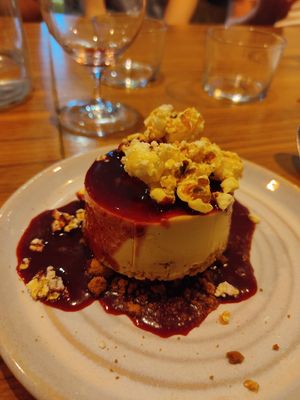 Caramel Cheesecake at Mildreds - Camden in North West London
