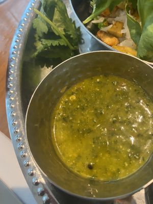 Super delicious mango chutney  at Mildreds - Camden in North West London