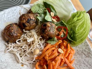 Shiitake and tempeh Buncha  at Mildreds - Camden in North West London